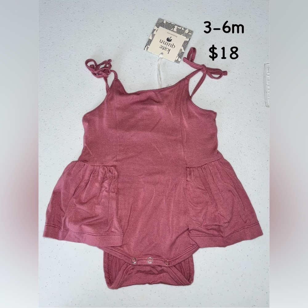 NWT 3-6m Kate Quinn Ballerina Bubble Romper